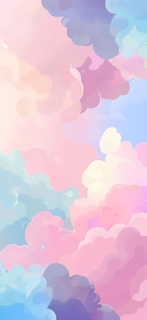 Iphone Wallpaper Girly Blue, February Wallpaper Aesthetic Iphone, Cute Aesthetic Ipad Wallpaper, Background Landscape Aesthetic, Rainbow Flower Wallpaper, Cute Girly Backgrounds, Flip Phone Wallpaper, K Pop Wallpaper Aesthetic, Pastel Homescreen