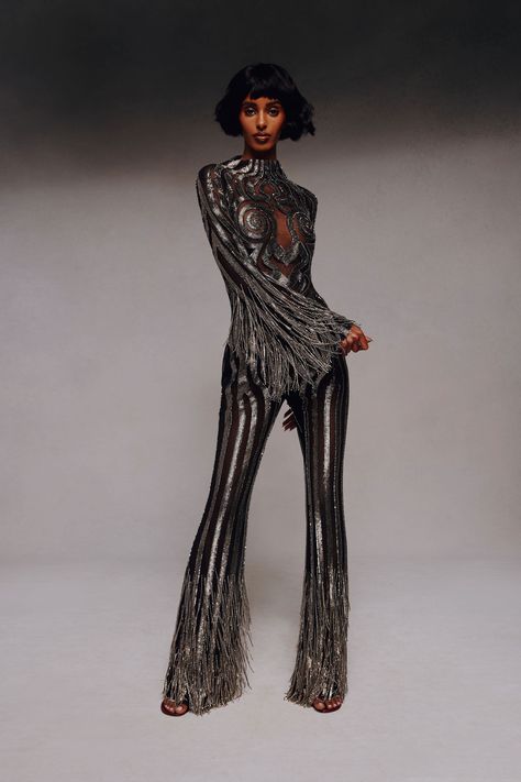 Studio 54, Fashion Now, Fall 2022, Runway Collection, Couture Fashion, Aliens, New York Fashion, Evening Wear, Mermaid Formal Dress