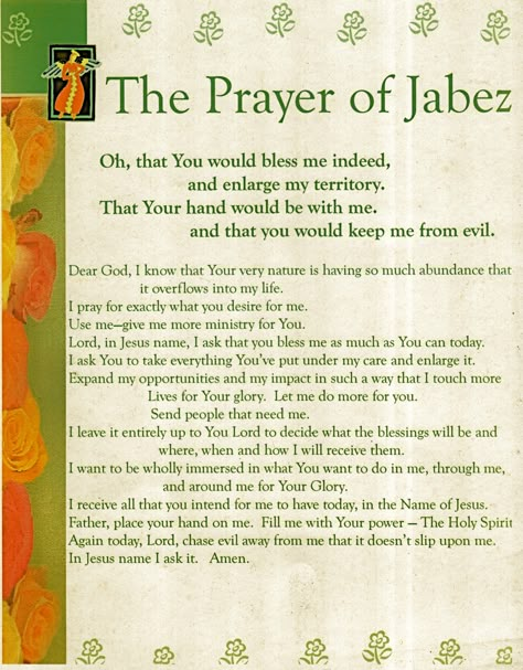 The Powerful Prayer of Jabez: Oh, that You would bless me indeed, and enlarge my territory.  That Your hand would be with me, and that you would keep me from evil. Prayers Of Jabez, Prayer Of Jabez For Women, Jabez Prayer, Prayer Of Jabez, Fasting And Prayer, Deliverance Prayers, Spiritual Warfare Prayers, Personal Prayer, Everyday Prayers