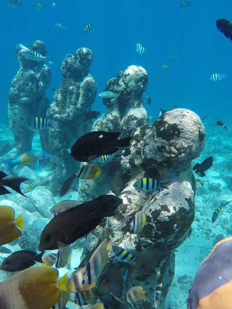 Gili Meno Underwater Statues, Bali Images, Gili Meno, Underwater Sculpture, Gili Islands, Gili Island, Evanescence, Dream Travel Destinations, Bali Travel