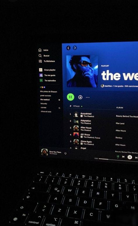 Music On Laptop Aesthetic, Spotify On Laptop Aesthetic, Pc Instagram, Fake Photo Sick, Weekend Song, Save Your Tears, Starboy The Weeknd, Joker Iphone Wallpaper, Snap Snapchat