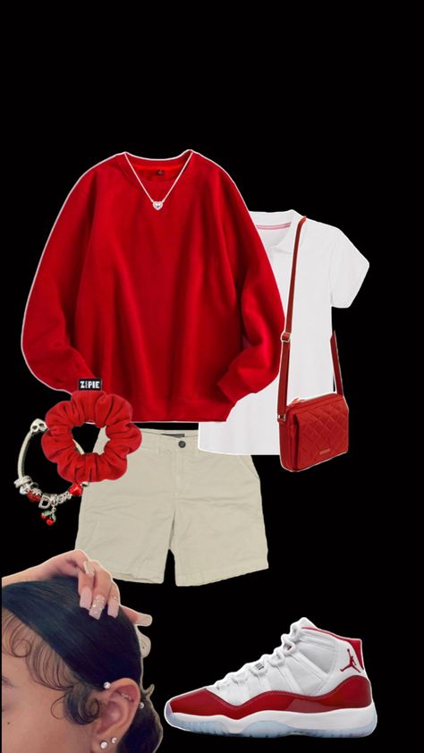 Polo Uniform, Red Uniform, Cute Highschool Outfits, Cute Middle School Outfits, Uniform Outfits, Simple Outfits For School, School Uniform Outfits, Teen Swag Outfits, Fasion Outfits