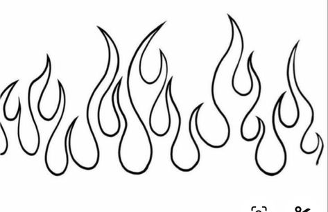 Flame Tattoo Outline, Flame Line Art, Flames Tattoo Stencil, Flames Line Art, Flame Svg Free, Flame Tattoos, Tattoo Designs, Tattoos