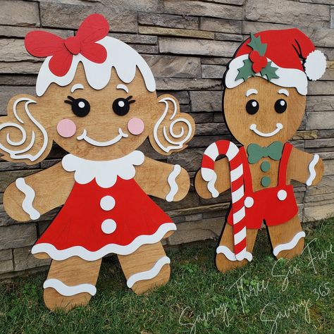 Christmas Decor Gingerbread, Gingerbread Couple, Christmas Parade Floats, Outdoor Christmas Decor, Gingerbread Christmas Decor, Gingerbread House Decorations, Xmas 2024, Gingerbread Decorations, Kids Christmas Party