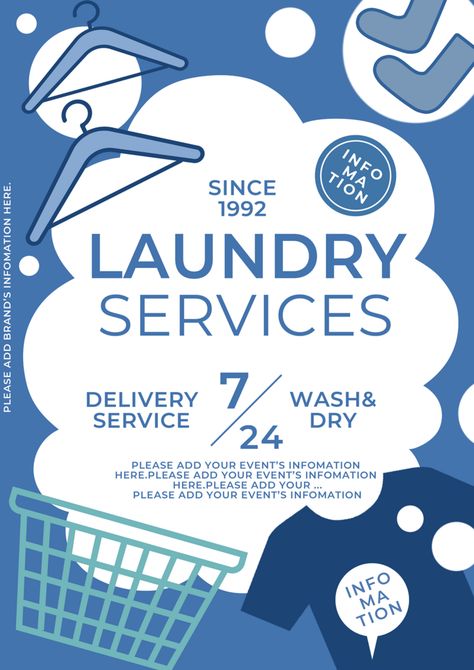 White Bubble Laundry Promotional Flyer#pikbest#Templates#Flyer Laundry Poster Design, Laundry Logo, Green Laundry, Photography Movies, Cruel Summer, Clothes Washing Machine, Promotional Flyers, Club Flyers, Powerpoint Word