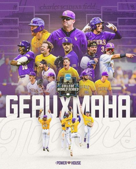 Baseball Aesthetic, Lsu Tigers Baseball, Lsu College, Lsu Baseball, Padres Baseball, Charles Schwab, Louisiana Homes, College World Series, Geaux Tigers