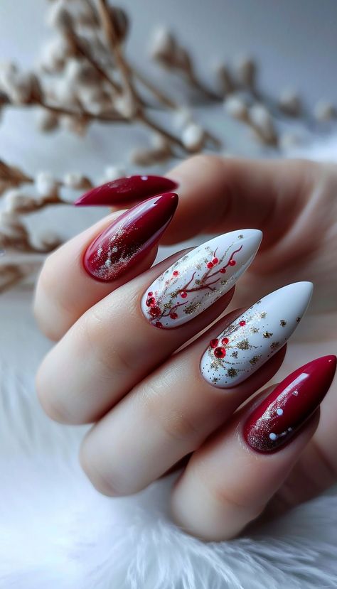 🎄✨ Embrace the festive spirit with dazzling Christmas nails! 🌟 Explore enchanting winter nail designs that capture the magic of the season. ❄️ From classic reds to icy blues, these Christmas nail designs will add a touch of holiday cheer to your fingertips. 🎁 Elevate your nail game with intricate and stylish nail designs perfect for the winter wonderland ahead. ❅ Swipe through for some serious Christmas nail inspo! 🎅✨ #ChristmasNails #WinterNails #NailDesign #ChristmasMagic ✨🌈 Festive Christmas Nail Designs, Cute Christmas Nails, Christmas Gel Nails, Stylish Nails Designs, Christmas Nails Acrylic, Cute Gel Nails, Nail Swag, Winter Nail, Festival Nails