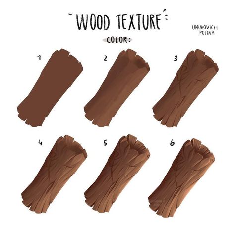 How To Color Wood Digital Art, Wood Digital Art Tutorial, Wood Texture Procreate, Cartoon Wood Texture, Wood Texture Tutorial, Cottagecore Art Ideas, Wood Texture Drawing, Wood Digital Art, Wood Rendering