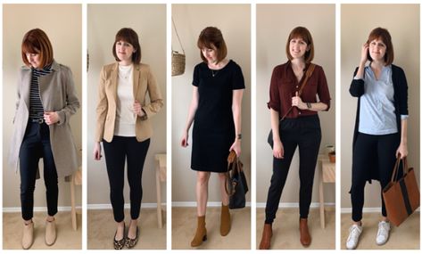 A Month of Professor Work Outfits: Week 1 – PhD in Clothes Effortless Business Casual, Academic Style Women, Phd Outfit, Professor Outfits, Grad School Outfit, Professor Style, Minimalist Ootd, Professor Aesthetic, Business Casual Wardrobe