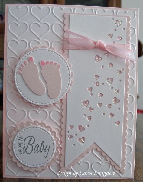 Baby Card Ideas, Welcome Baby Girl, Baby Cards Handmade, Baby Boy Cards, Welcome Card, Shower Cards, Boy Cards