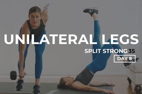 8 BEST Unilateral Leg Exercises (Video) | Nourish Move Love Leg And Back Workout, Dumbbell Ab Workout, Dumbbell Leg Workout, Single Leg Glute Bridge, Full Body Workout Plan, Nourish Move Love, Muscle Imbalance, Body Workout Plan, Biceps Workout