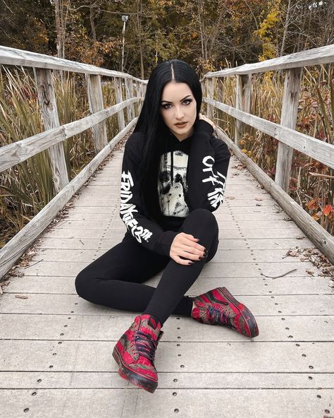 Angelica Rose, Freddy Vs Jason, Ladies Of Metal, Rosé Model, Rocker, Bomber Jacket, I Hope, Instagram Photo, Instagram