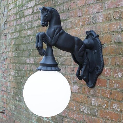 Equestrian Horse Wall Sconce Light Indoor or Outdoor Fixture | Etsy Horse Chandelier, Stallion Horse, Stallion Horses, Equestrian Decor, Barn Decor, Lamp Vintage, Horse Wall, Outdoor Sconces, Shades Of Beige