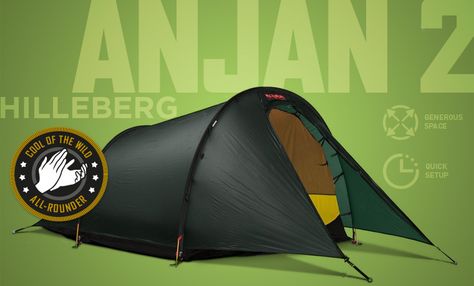 Hiking Tent 2 Person, Hilleberg Tent, One Man Tent, Best Backpacking Tent, Solo Hiking, Backpacking Equipment, Tent Camping Hacks, Ultralight Camping, Comfortable Camping