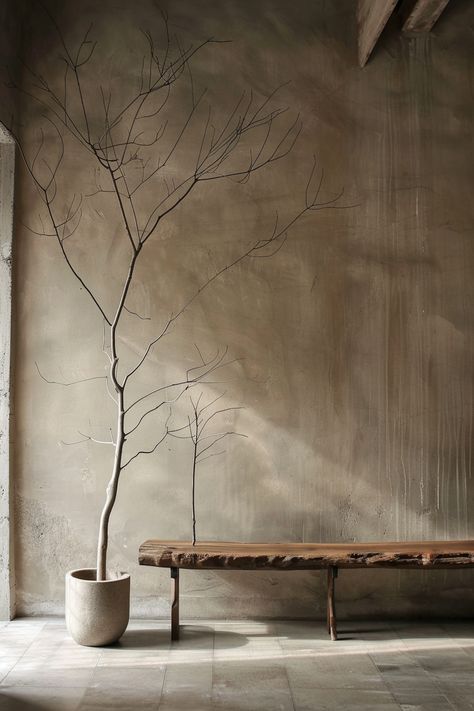 Wabi Sabi Outdoor, Wabi Sabi Living Room, Wabi Sabi Living, Zen Philosophy, Wabi Sabi Interior, Wall Painting Techniques, Japandi Living, Wabi Sabi Art, Wabi Sabi Wall