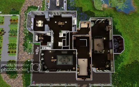 Loft Homes, Practical Magic Movie, Practical Magic House, Magic House, Floor Plan Layout, The Sims 3, Island Living, House Blueprints, Sims Community