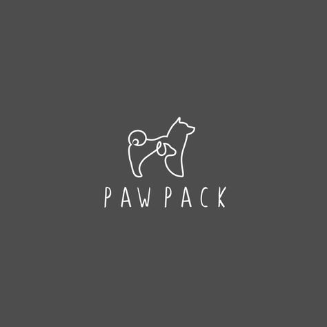 Fun, sophisticated, creative and simple logo for dog walking and grooming company by R O B Dog Walking Logo Ideas, Dog Walking Business Logo, Dog Business Logo, Dog Grooming Logo, Dog Logos Ideas, Dog Walking Logo, Dog Grooming Salon Decor, Dog Boarding Ideas, Dog Day Care