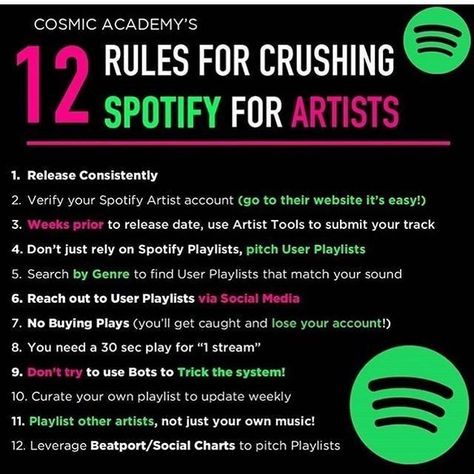 Artist Management Music, Spotify For Artists, Music Hacks, Music Management, Writing Songs Inspiration, Music Basics, Motivational Music, Music Industry Business, Music Engineers