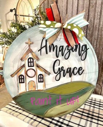 Spring Door Hanger, Door Hangers Diy, Door Signs Diy, Summer Door Hanger, Wooden Door Signs, Wood Door Hangers, Wood Circles, Christmas Door Hanger, Wooden Door Hangers