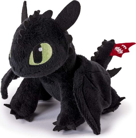 Toothless Toy, Dragon Stuffed Animal, Toothless Night Fury, Pola Topi, Toothless Dragon, Dreamworks Dragons, Pet Dragon, Httyd Dragons, Dragon Toys