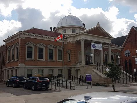 Old Public Library, Brantford, Ontario, Canada Brantford Ontario, Personal Brand, Ontario Canada, Public Library, Personal Branding, Ontario, Flag, Travel