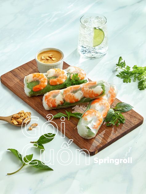 Vietnamese Food Photography P1 Vietnamese Food Photography Styling, Vietnam Food Photography, Vietnamese Food Photography, Vietnamese Summer Rolls, Foodie Lover, Photography Food Styling, Product Shooting, Salad Rolls, Vietnam Food