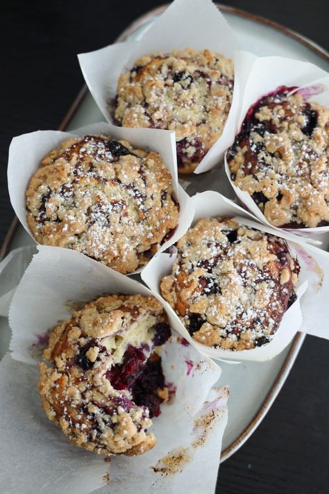 Berry Cobbler Muffins - CookWithCi Berry Crumble Muffins, Blackberry Cobbler Cupcake, Mixed Berry Oatmeal Muffins, Comfort Baked Goods, Mixed Berry Coffee Cake, Mulberry Muffins Recipe, Gourmet Muffins Recipes, Berry Muffins With Frozen Berries, Fruit Muffin Recipes