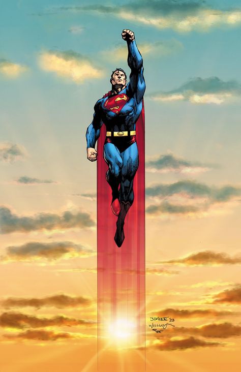 Superman by Jim Lee Jim Lee Superman, Superman Drawing, Superhero Pictures, Art Superhero, Superhero Artwork, Jim Lee Art, Superman Artwork, Dc Comics Wallpaper, Superman Family