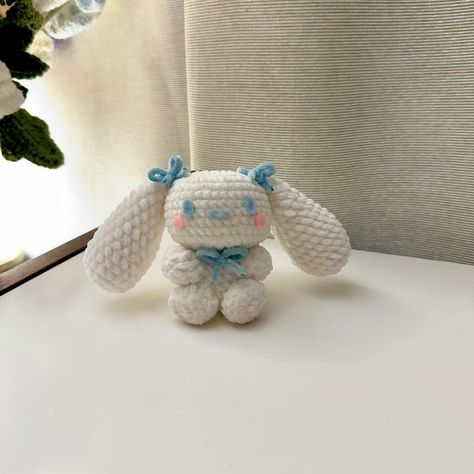 Cinnamoroll keychain ✨ DM TO ORDER ‼️ #crochet #sanrio #crochetsanrio #cinnamoroll #crochetplushie #crochetcinnamoroll Cinnamoroll Keychain, Crafty Stuff, Crochet, Quick Saves