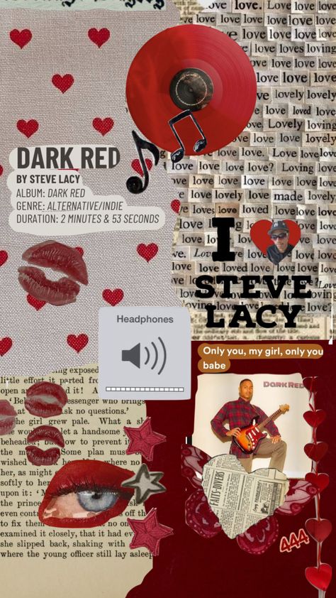 Dark Red Song Wallpaper, Ios 16 Wallpaper Steve Lacy, Steve Lacy Wallpaper Ios 16, Dark Red Steve Lacy Poster, Steve Lacy Poster Vintage, Dark Red Steve Lacy Wallpaper, Steve Lacey Wallpaper, Steve Lacy Aesthetic Poster, Steve Lacy Collage