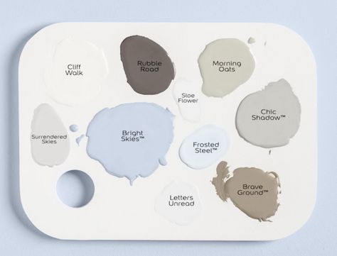 Dulux BRIGHT SKIES is Colour of the Year 2022 and it's got people talking Dulux Colour Schemes, Colour Of The Year 2022, Dulux Paint Colours, Light Blue Cushions, Light Blue Kitchens, Mountain Nursery, Dulux Paint, House Color Palettes, People Talking