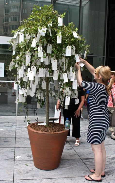 Wishing Tree Wedding, Wish Tree, Wishing Tree, Deck Decorating Ideas On A Budget, Tree Wedding, Garden Art Diy, Deck Decorating, בר מצווה, Wedding Time