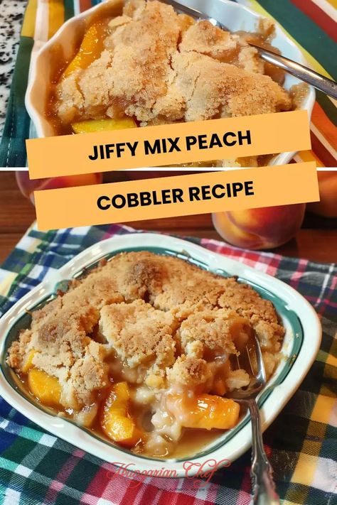 Jiffy Mix Peach Cobbler Recipe – Hungarian Chef Jiffy Cake Mix Cobbler, Jiffy Cobbler Recipe, Jiffy Mix Peach Cobbler Recipe, Jiffy Cake Mix Recipes Desserts, Jiffy Peach Cobbler Recipe, Jiffy Cake Mix Peach Cobbler, Peach Cobbler With Jiffy, Jiffy Cake Mix Recipes, Cake Mix Peach Cobbler