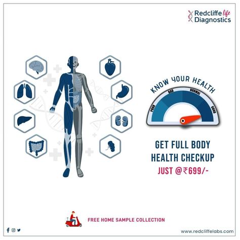 In this busy world, we value a lot of things but the most important one which needs to take care of is somewhere forgotten i.e your health we REDCLIFFE LIFE DIAGNOSTIC is here to take care of that. Get your full body health checkup just @699/- #health #healthylifestyle #fullbodyhealthcheckup #fullbodyhealthcheckupathome #redcliffe #diagonisticcentre Full Body Health Checkup, Thyroid Vitamins, Health Checkup, Health Screening, Senior Citizen, Blood Test, Better Health, Health Check, Clinical Trials