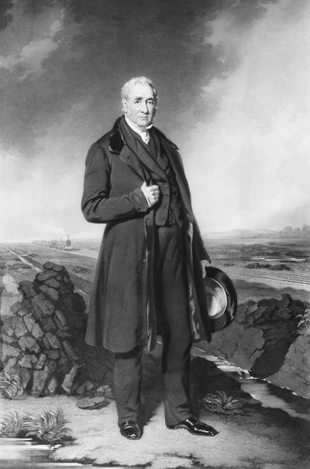 George Stephenson (1781–1848) - Network Rail George Stephenson, British Icons, 19th Century Men, Bharatanatyam Poses, Railway Line, Passenger Train, Peak District National Park, Civil Engineer, Work Horses