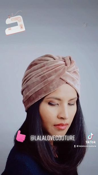 How To Make Turban, Women Trousers Pattern, Headwrap Diy, Sewing Dress Form, Turban Tutorial, Hair Scarf Styles, Mode Turban, Hat Patterns To Sew, Linen Fashion