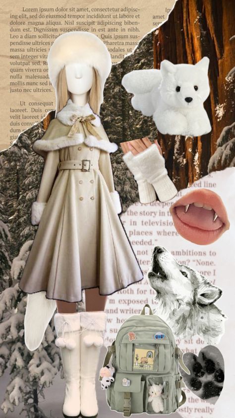 This is the Outfit I’d Give Arctic Wolf Therians Arctic Wolf, Fox Girl, Wolf Girl, Arctic Fox, The Outfit, Stylish Outfits, Fox, Girl Outfits, Clothes