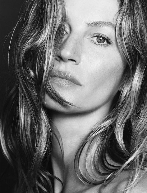 Dust Magazine, Lara Stone, Patrick Demarchelier, Gisele Bündchen, Gisele Bundchen, Head Hair, Black N White Images, Vogue Italia, Nicole Kidman