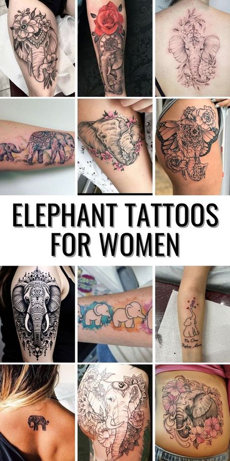 Elephant Tattoos Arm, Indian Elephant Tattoo, Spiritual Elephant, Realistic Elephant Tattoo, Elephant Head Tattoo, Elephant Thigh Tattoo, Mandala Elephant Tattoo, Elephant Tattoo Meaning, Baby Elephant Tattoo