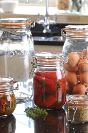 Round Clip tops - Kilner Large Storage Jars, Kilner Jars, Jam Jar, Spice Jars, Traditional Kitchen, Storage Jars, Kitchen Stuff, Food Storage Containers, Crafts To Do