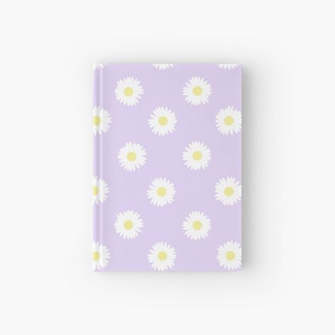 Lavender Widgets, Purple Stationary, Purple Pastel Aesthetic, Cottagecore Journal, Flower Cottagecore, Daisy Purple, Aesthetic Stationary, Pastel Notebook, Kawaii Notebook