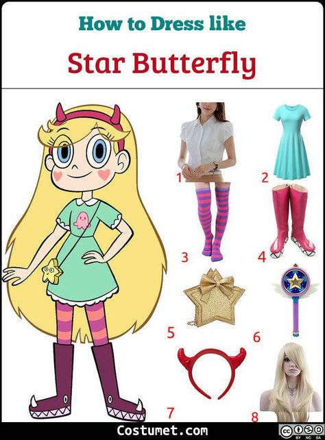 Star Butterfly Costume, Evil Outfits, Princess Tv, Star Butterfly Outfits, Maxi Dress Summer Casual, Fly Costume, Evil Costume, Disneyland Dress, Mint Midi Dress