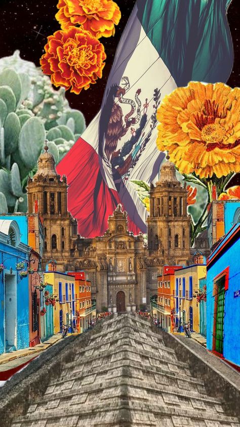 Mexicana Aesthetic, Mexican Art Painting, Mexico Wallpaper, Independence Day Wallpaper, Latino Art, Chicana Style, Mexican Culture Art, Mexican Textiles, Abstract Art Poster