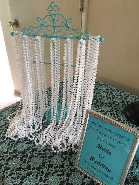 Bridal Shower Breakfast At Tiffanys, Bridal Shower Breakfast, Tiffany Blue Baby Shower, Bridal Shower Tea Party Theme, Tiffany Blue Bridal Shower, Tiffany Themed Bridal Shower, Tiffany Birthday Party, Pearl Bridal Shower, Tiffany Baby Showers