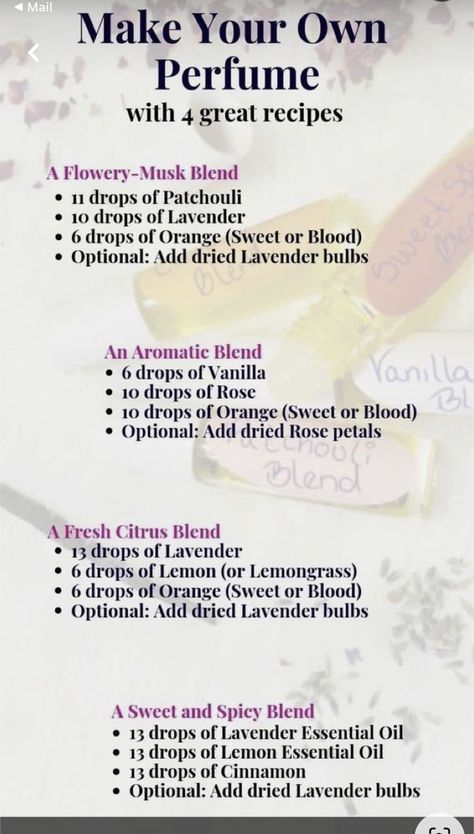 Women Hacks, Perfume Oil Recipes, Make Your Own Perfume, Essential Oil Perfume Blends, Perfume Blends, Eo Blends, Essential Oil Perfumes Recipes, Homemade Perfume, Săpunuri Handmade