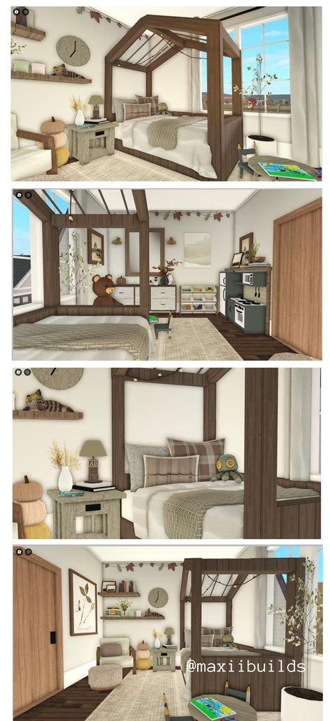 Blockburg Entry Ideas, Bloxburg Country House Interior, Clothing Store Bloxburg Ideas, Bloxburg Entryway Ideas Modern, Bloxburg Boho House Exterior, Bloxburg Book Shelf Ideas, Small Cozy Bloxburg House, Bloxburg Condo, Bloxburg Breakfast Nook