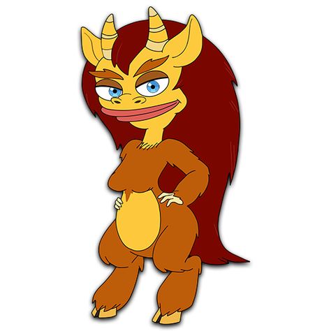 Hormone Monster Oc, Connie Big Mouth, Hormone Monstress, Hormone Monster, Female Hormone, Big Mouth, Cute Cartoon Drawings, Hippie Art, Bad Guy