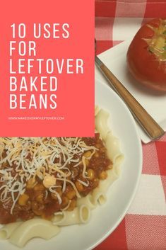 Recipes Using Baked Beans, Leftover Baked Beans, Food Casseroles, Leftover Ideas, Canned Baked Beans, Leftover Meatloaf, Bbq Beans, Beans Recipes, Leftover Pork