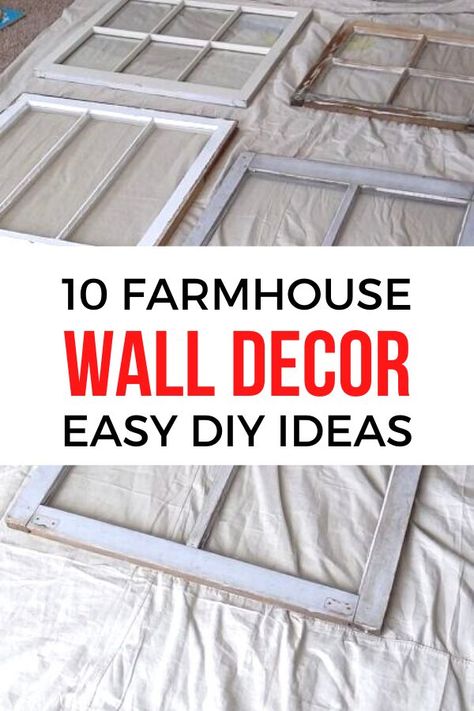 Farmhouse Wall Decor Ideas, Diy Farmhouse Ideas, Farmhouse Decor On A Budget, Rustic Patio, Cheap Wall Decor, Kitchen Walls, Kitchen Decor Wall Art, Diy Kitchen Decor, Classy Decor