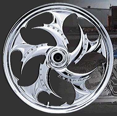 Harley Motorcycle, New Challenger, Custom Choppers, Chrome Wheels, Custom Motorcycle, Motorcycle Parts, Wheel